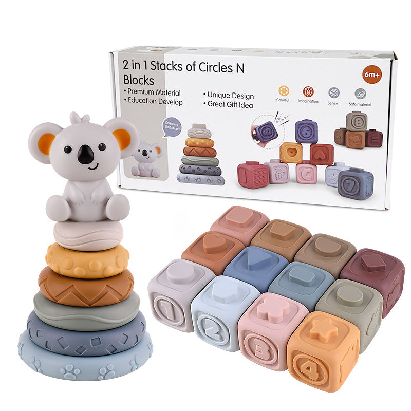 Blocs de construction et puzzle pour bébé,