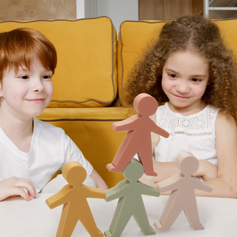 Bonhomme Empilables en Silicone